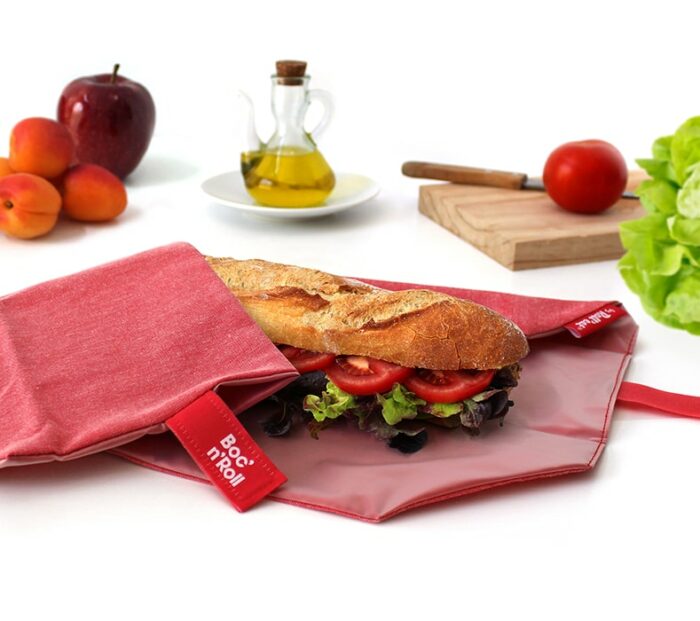 Boc'n'Roll sandwich wrapper Eco red