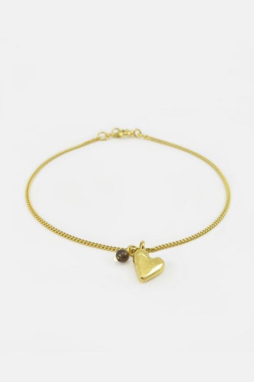 MHL bracelat chain heart gold