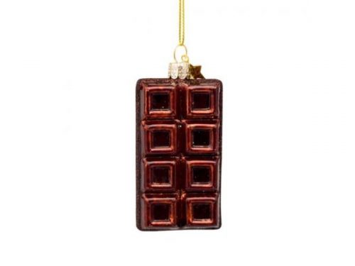 V Ornament chocolade reep