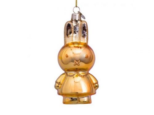 V Ornament Miffy shiny gold / box