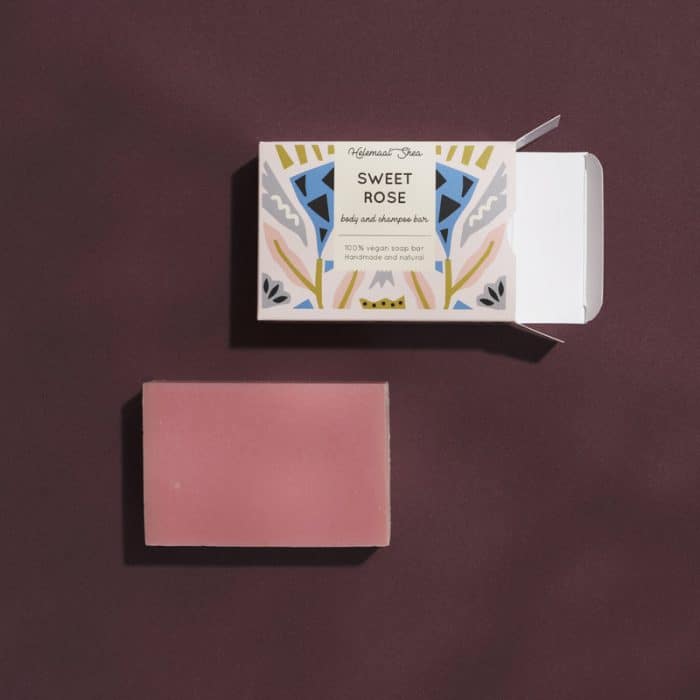 Shea Sweet Rose body and shampoo bar