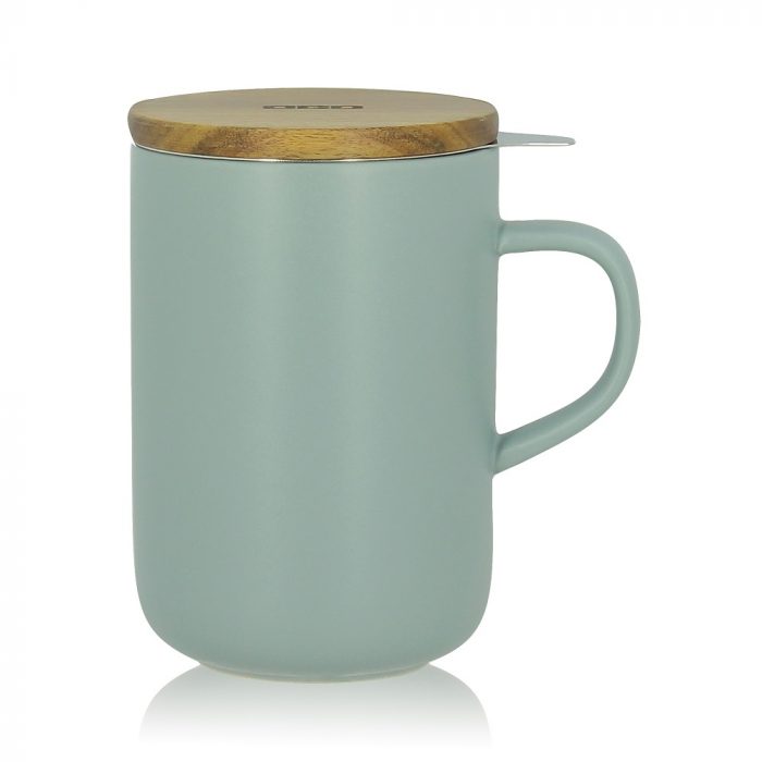 Ogo Tea Mug Juliet met filter grijs