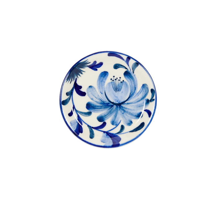 RtS Dish Blue Flowers design 1