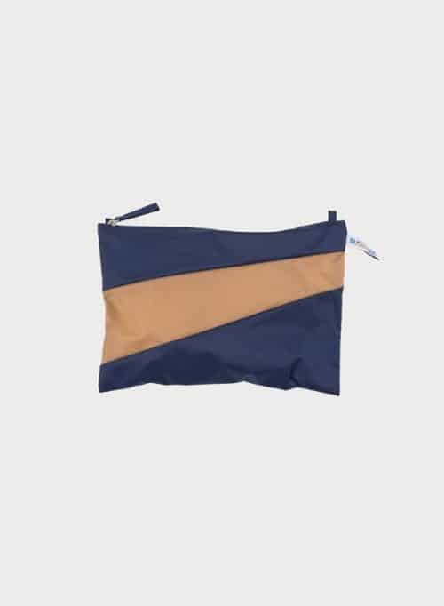 Susan Bijl Pouch M Forever Navy & Camel