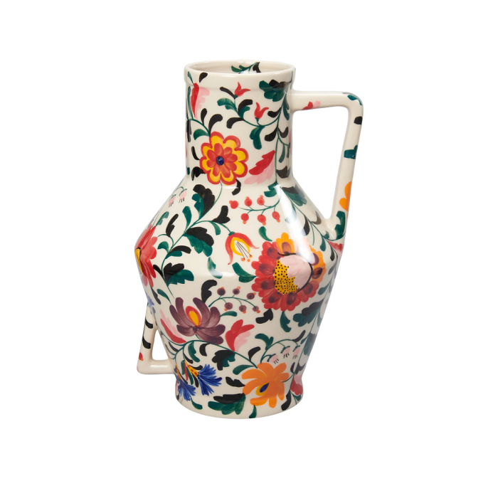 RtS vase colourful flowers handpainted medium