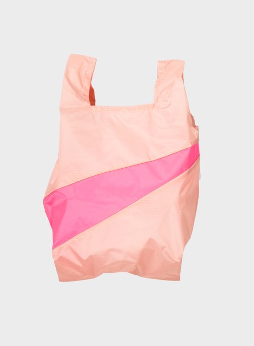 Susan Bijl Shopping Bag M Tone & Fluo Pink