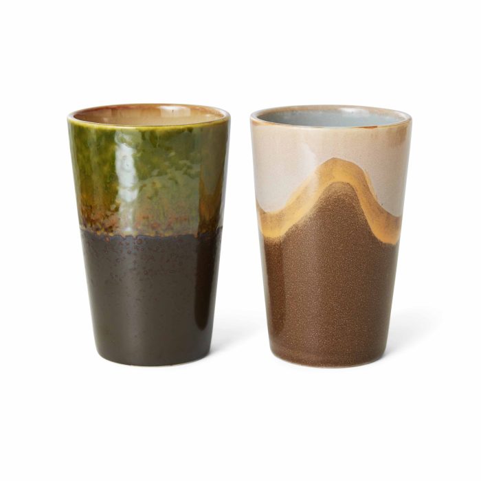 HK ceramic tea mugs set/2 7249 Fuse
