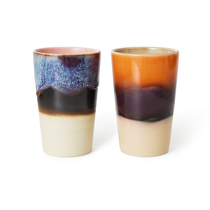 HK ceramic tea mugs set/2 7060 Dusk