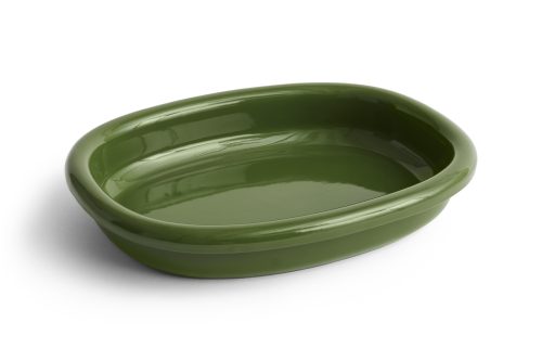 HAY Barro Oval Dish Large Green