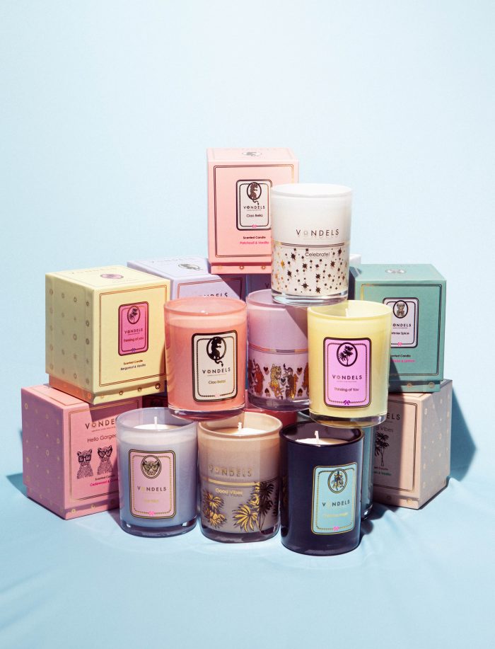 Candle scented Ciao Bella old pink