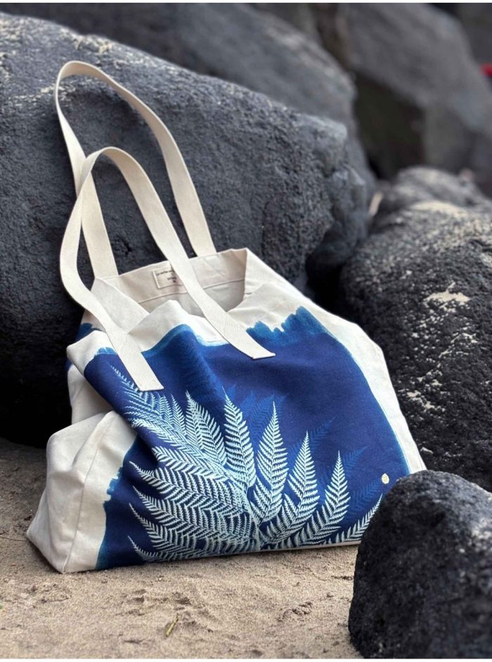 Cyanotype Shopping Bag Fougere