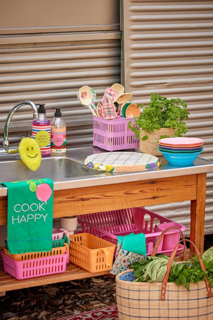 Rice storage container Pink