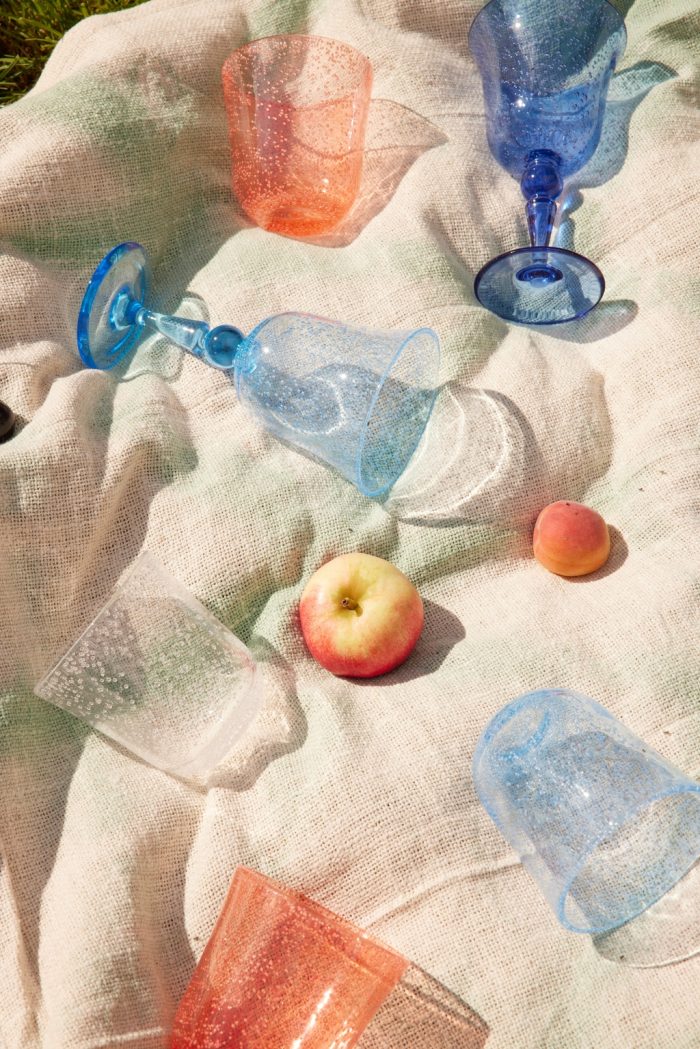 Acrylic Tumbler - Peach - Bubble Desig