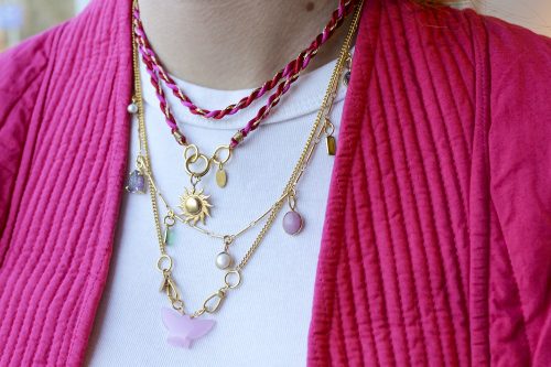 Iamjai Necklace Chain with Charms multi gold