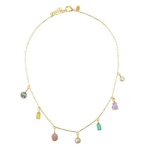 Iamjai Necklace Chain with Charms multi gold