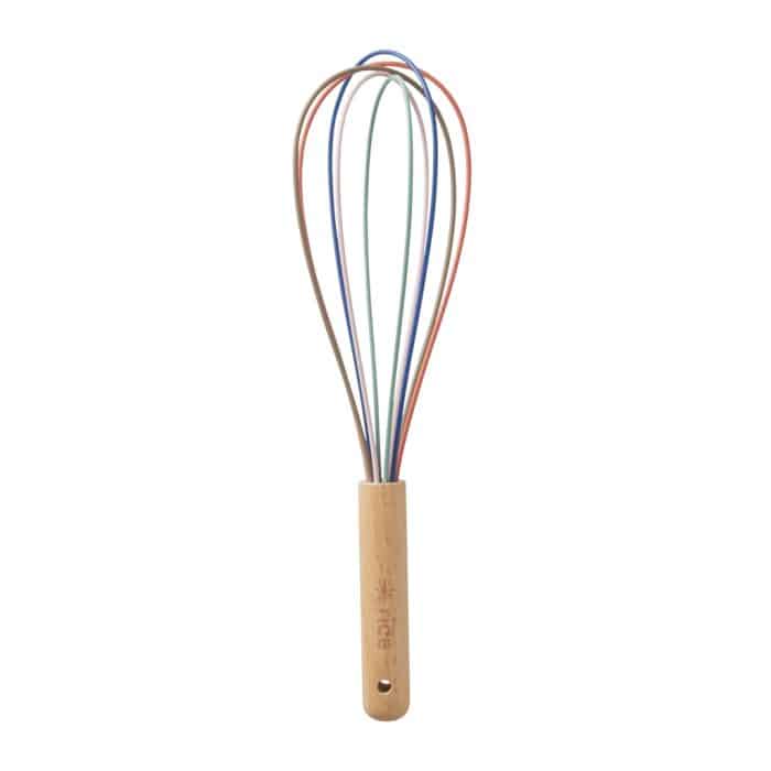 Rice colors Whisk wooden handle NY Minute