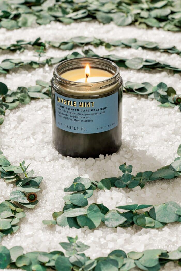 P.F. Myrtle Mint Soy Candle Alchemy