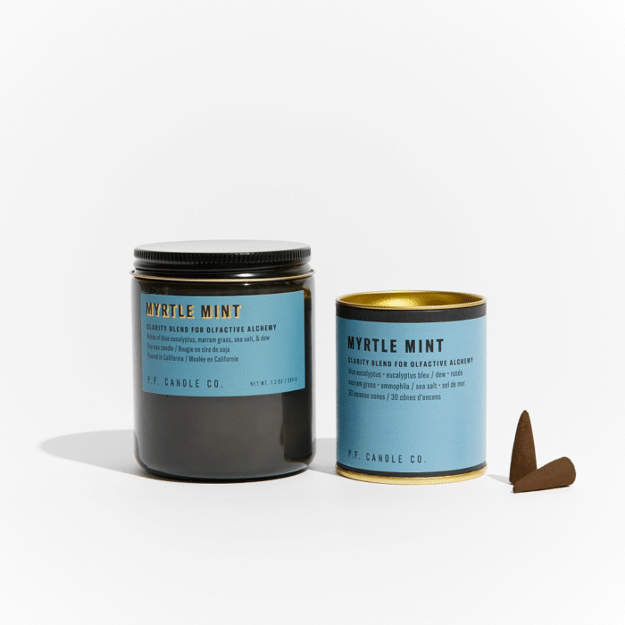 P.F. Myrtle Mint Soy Candle Alchemy