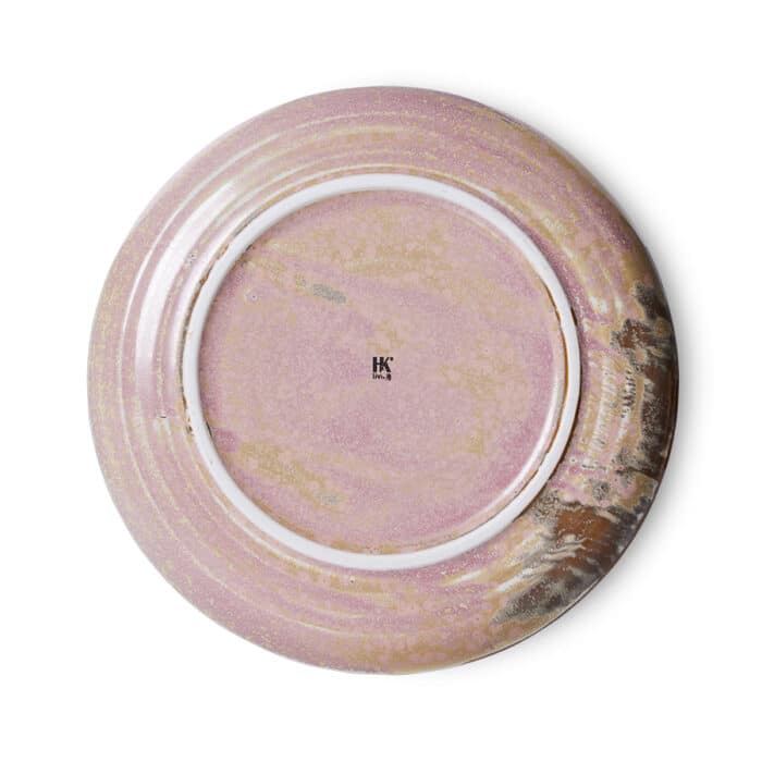 HK Chef's Ceramics Side Plate Rustic Pink