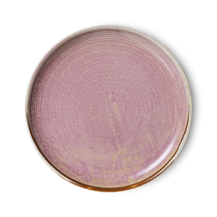 HK Chef's Ceramics Side Plate Rustic Pink