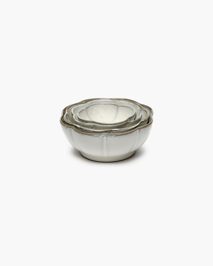 Serax Inku Ribbed Bowl L Sergio Herman