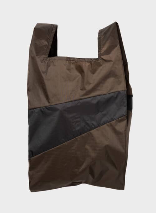 Susan Bijl Shopping Bag L Mud & Black