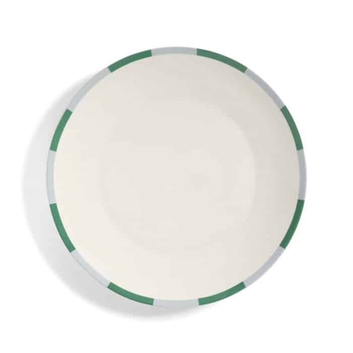 &K Plate Bliss Green Large Set/2