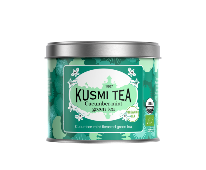 Kusmi Tea cucumber mint green tea BIO zakjes