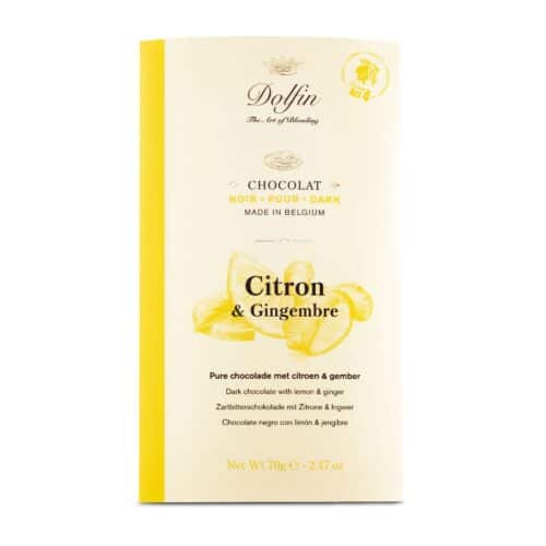 Dolfin Pure chocolade met Citroen en Gember