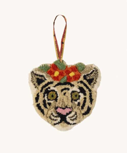 Hanger Floral White Tiger dierenkop