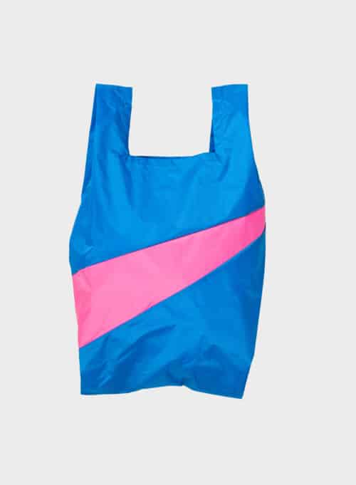 Shopping Bag Medium Wave & Fluo Pink