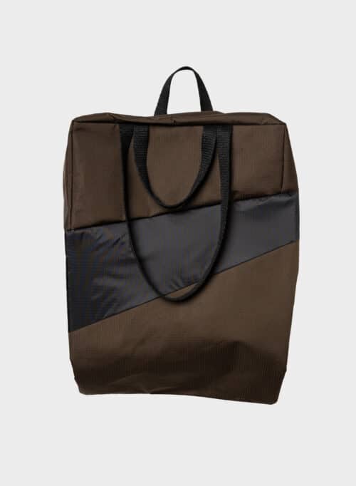 The New Tote Bag Large Mud & Black