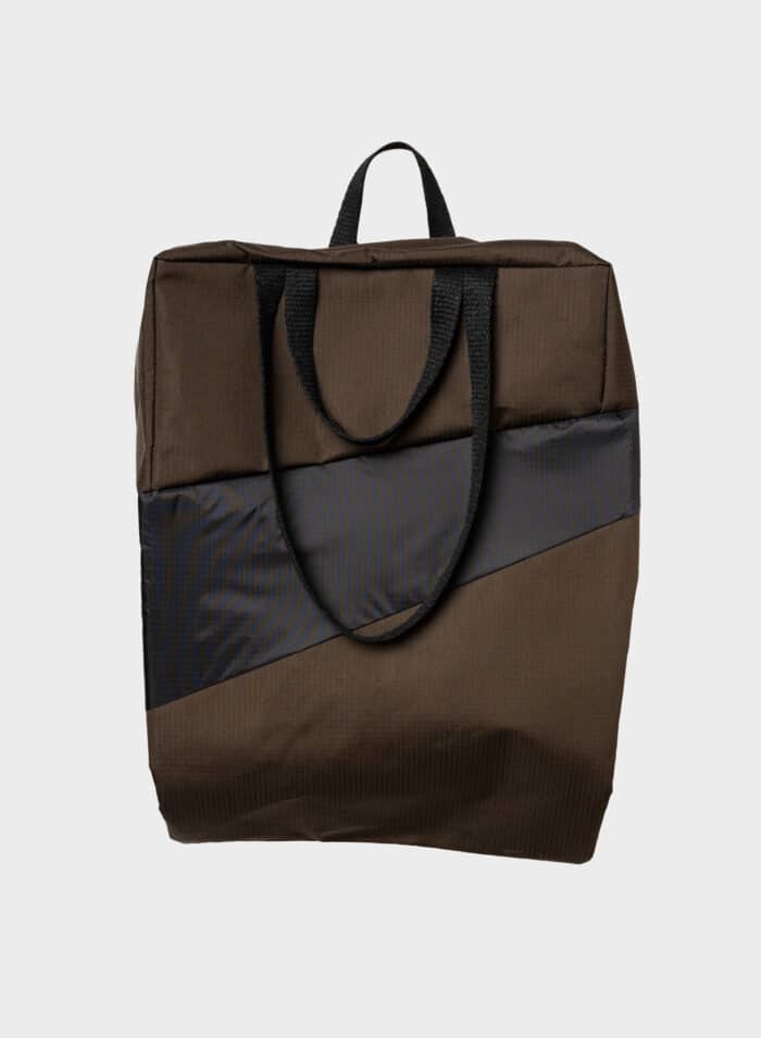 The New Tote Bag Large Mud & Black