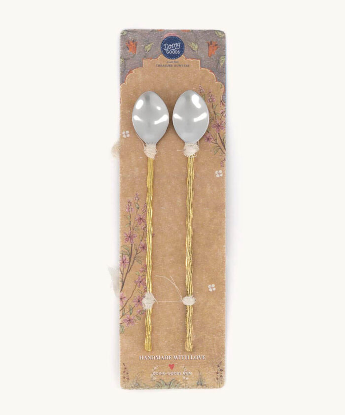 Wavy Latte Spoon set van 2