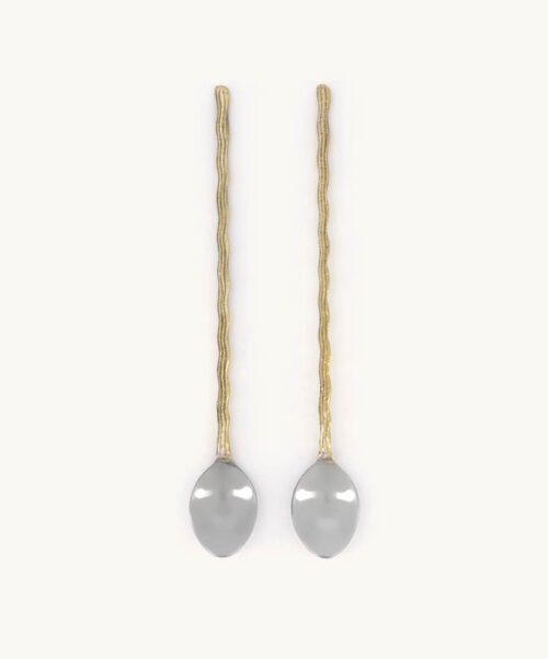 Wavy Latte Spoon set van 2