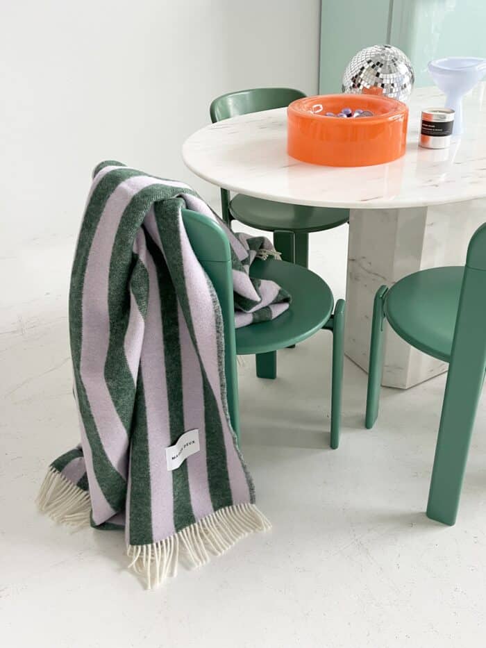 Candy Wrap Blanket Lila Groen