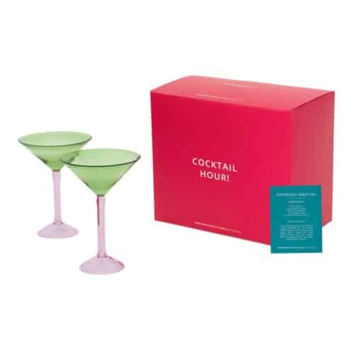 Cocktail glas set/2 Martini