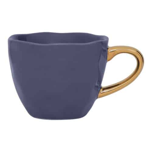 Good Morning Cappucino Cup Purple Blue