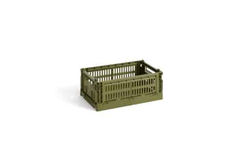 HAY colour crate Small olive