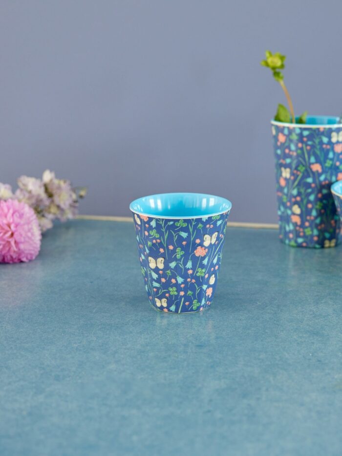 Rice melamine cup Butterfly Field