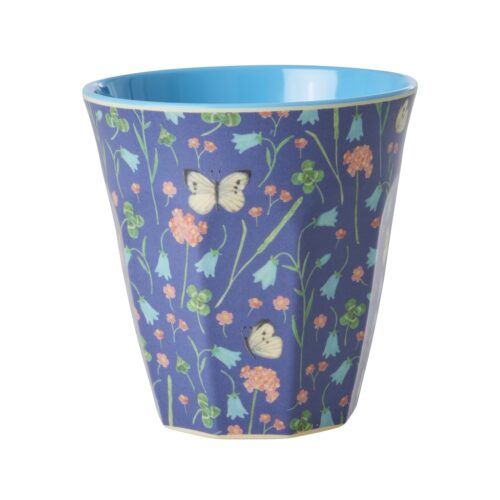 Rice melamine cup Butterfly Field