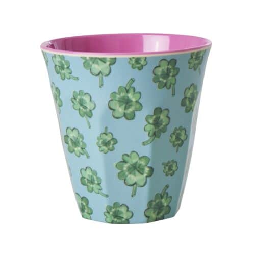 Rice melamine cup Good Luck