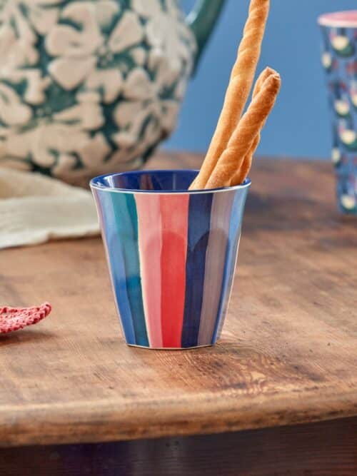 Rice melamine cup New York Stripes