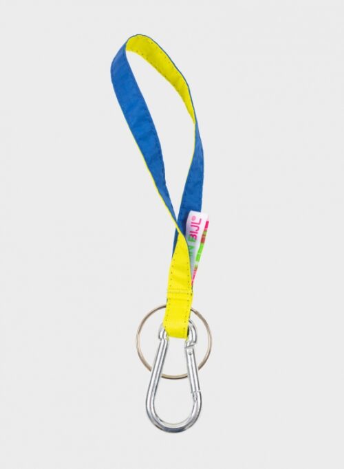 Susan Bijl Keychain Yellow & Blue