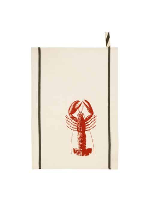 Theedoek Homard Rouge Corail