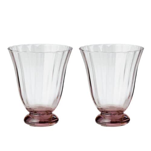 Trellis Glas Set van 2 Blush