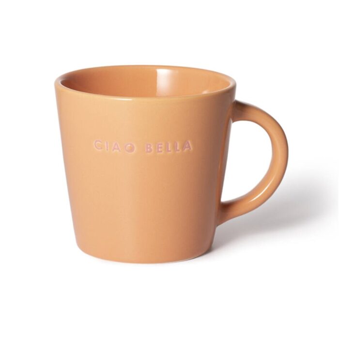 Cappuccinokop Ciao Bella oranje