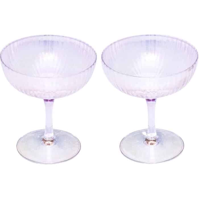 Champagne Coupe set/2