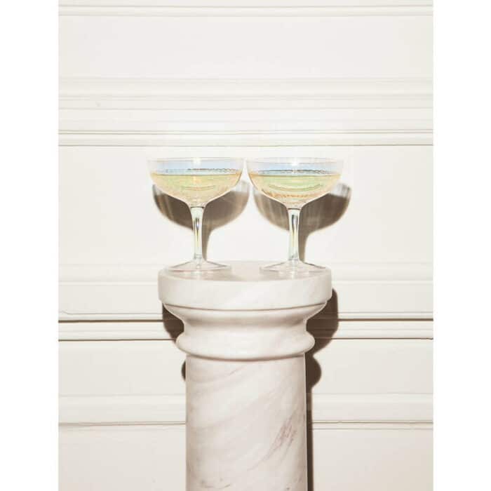 Champagne Coupe set/2