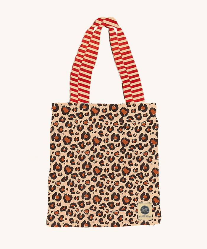 Doing Goods Leopard Single Throw in Tote Bag